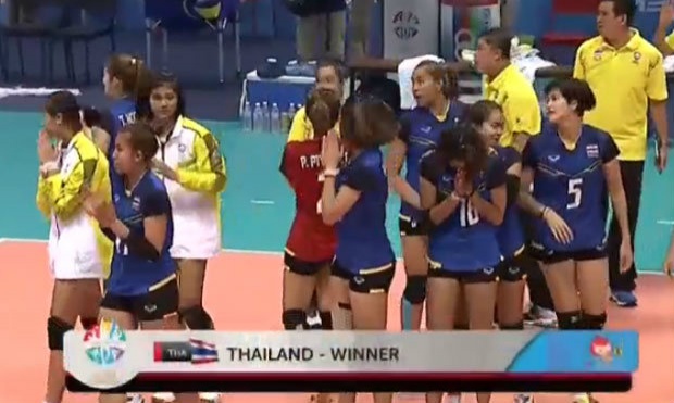 ′ตบสาวไทย′ ชนะเวียดนาม 3 เซตรวด  คว้าแชมป์ซีเกมส์ 10 สมัยติด 