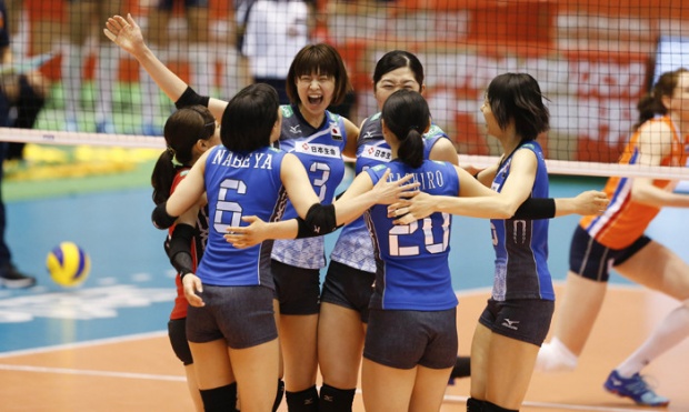 วอลเลย์หญิง ญี่ปุ่น คว่ำ เนเธอร์แลนด์ 3-2 ซิวอันดับ 3 คัดโอลิมปิก