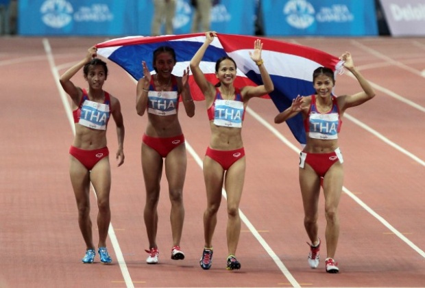 ทีมนักกรีฑาหญิงไทย
