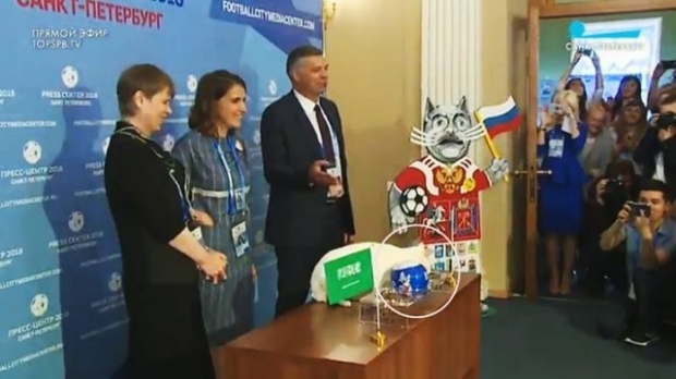 มาแล้ว!! แมวทายผล ประเดิมงานบอลโลก 2018 ชี้ รัสเซียVSซาอุฯ ใครชนะ 