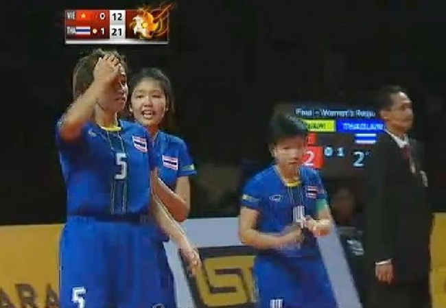 สาวไทยถล่มเวียดนามคว้าแชมป์ตะกร้อซูเปอร์ซีรี่ส์ 2014-15