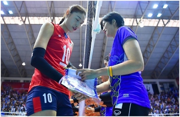 วอลเลย์สาวไทยพ่าย ‘โสมขาว’0-3เซตจบที่2กลุ่มบีคัดเวิลด์คัพ