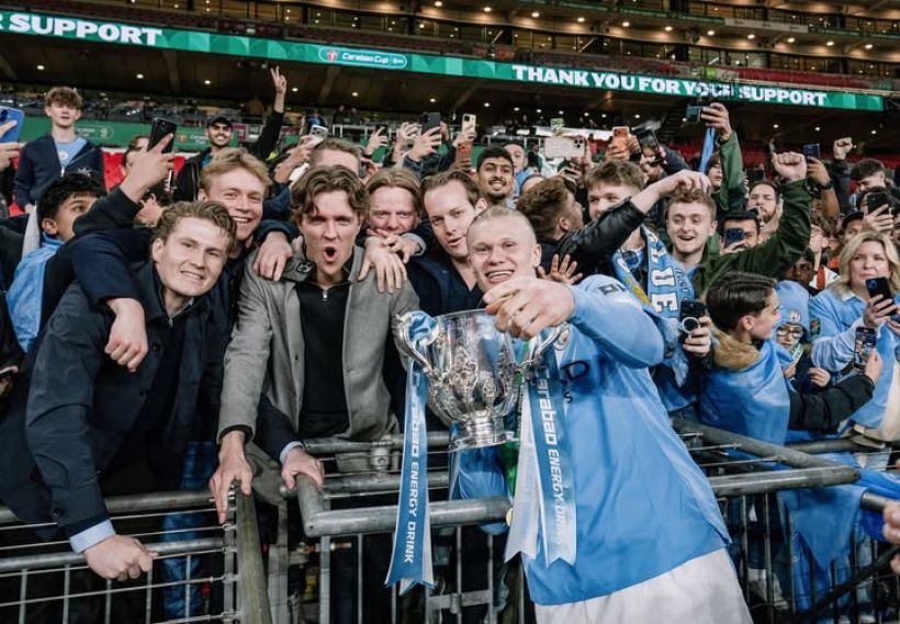 รวมภาพ แมนซิตี้ ฉลองแชมป์ คาราบาวคัพ 2025-26 สมัยที่ 9