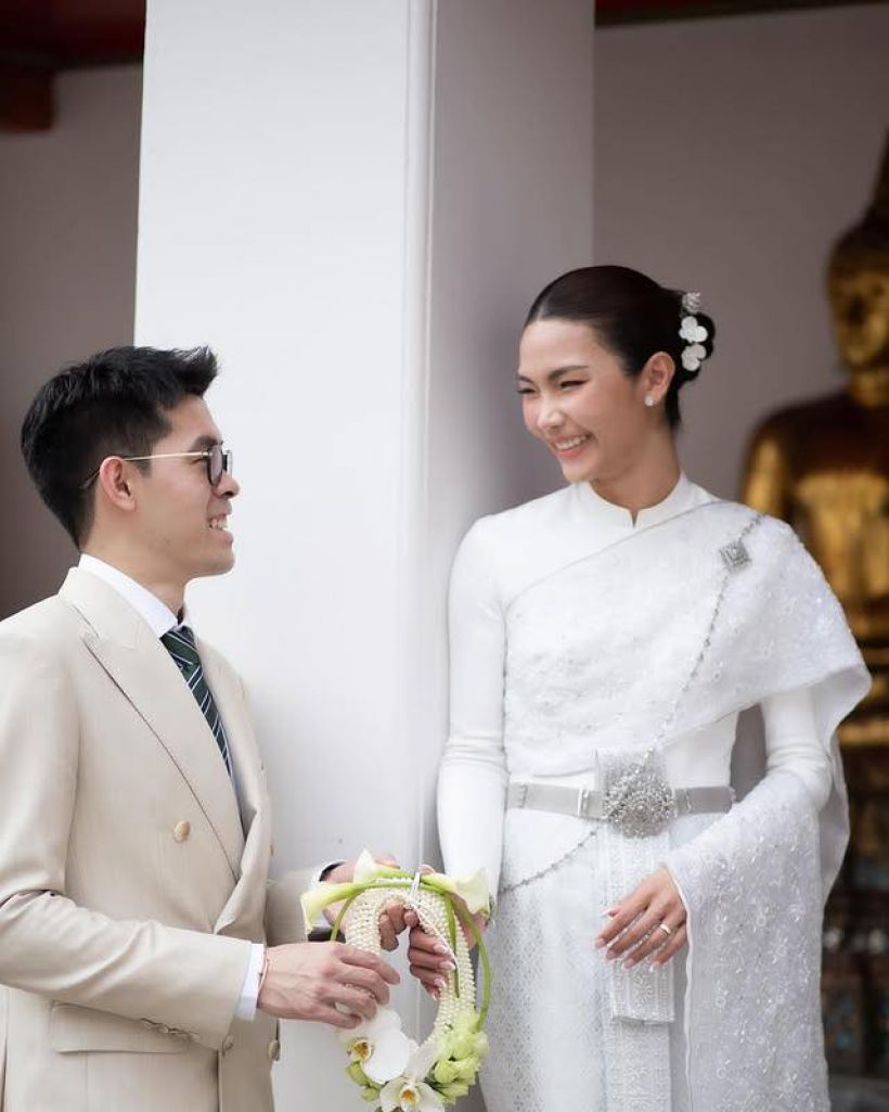 สวยหล่อเหมาะสม คู่รักนักเเบดฯ วิวาห์หวานคนทั้งวงการเเห่ยินดี