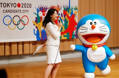 ญี่ปุ่นตั้งโดราเอมอนตัวการ์ตูนยอดฮิตเป็นทูตโอลิมปิก2020