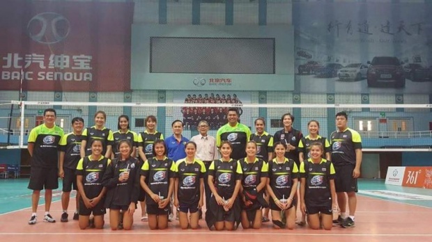 ทีมแบตมินตันสาวไทย อุ่นเครื่อง ชนะ จีน3-2เซต