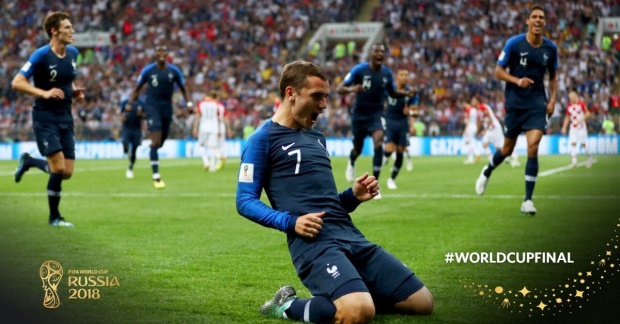  ฝรั่งเศสทำได้ คว้าแชมป์ฟุตบอลโลก 2018(มีไฮไลต์)