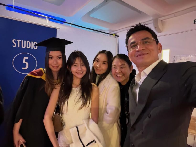 ซิโก้ หายเหนื่อย! ส่งลูกสาวถึงฝั่งฝันจบป.โท ที่อังกฤษแล้ว