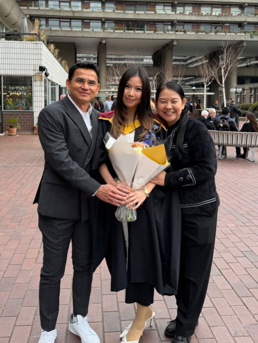 ซิโก้ หายเหนื่อย! ส่งลูกสาวถึงฝั่งฝันจบป.โท ที่อังกฤษแล้ว