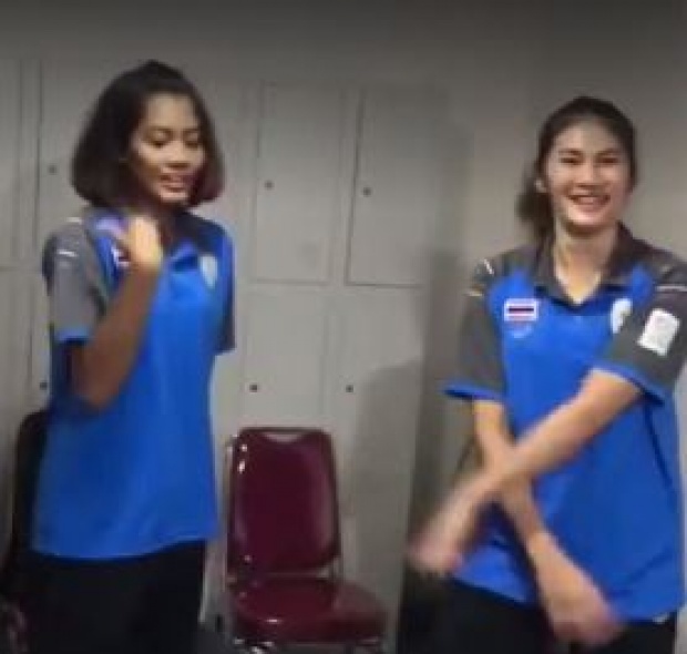 สัมพันธ์แน่นแฟ้น!! เผยคลิป วอลเลย์บอลไทย-เกาหลี ดวลเต้นสุดเฮฮา (คลิป)