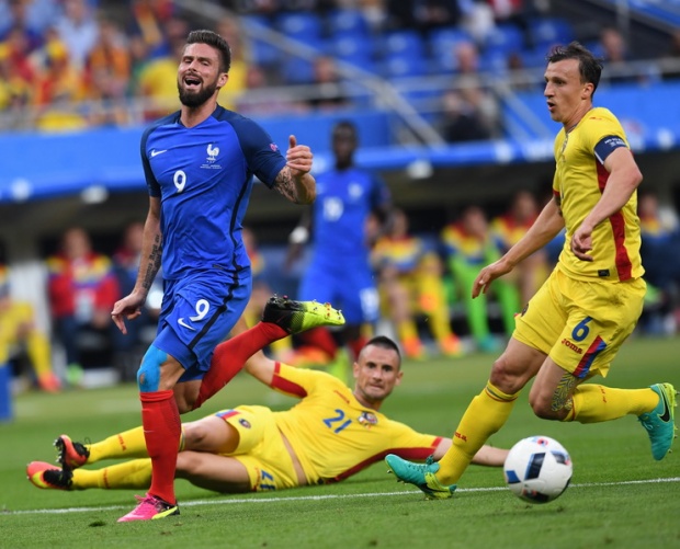 ผลฟุตบอลยูโร 2016 กลุ่ม A นัดแรก เจ้าภาพฝรั่งเศส เฉือนชนะ โรมาเนีย 2-1 เก็บ 3 แต้มสำเร็จ 