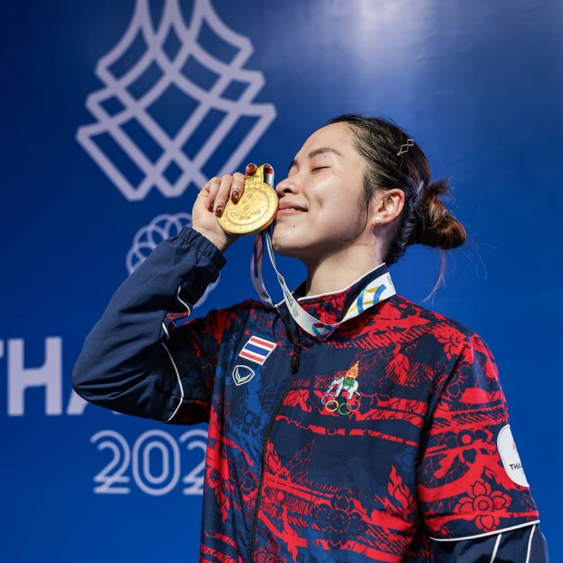 16 ปีที่รอคอย! เมย์ รัชนก คว้าทองซีเกมส์ครั้งเเรกในชีวิต