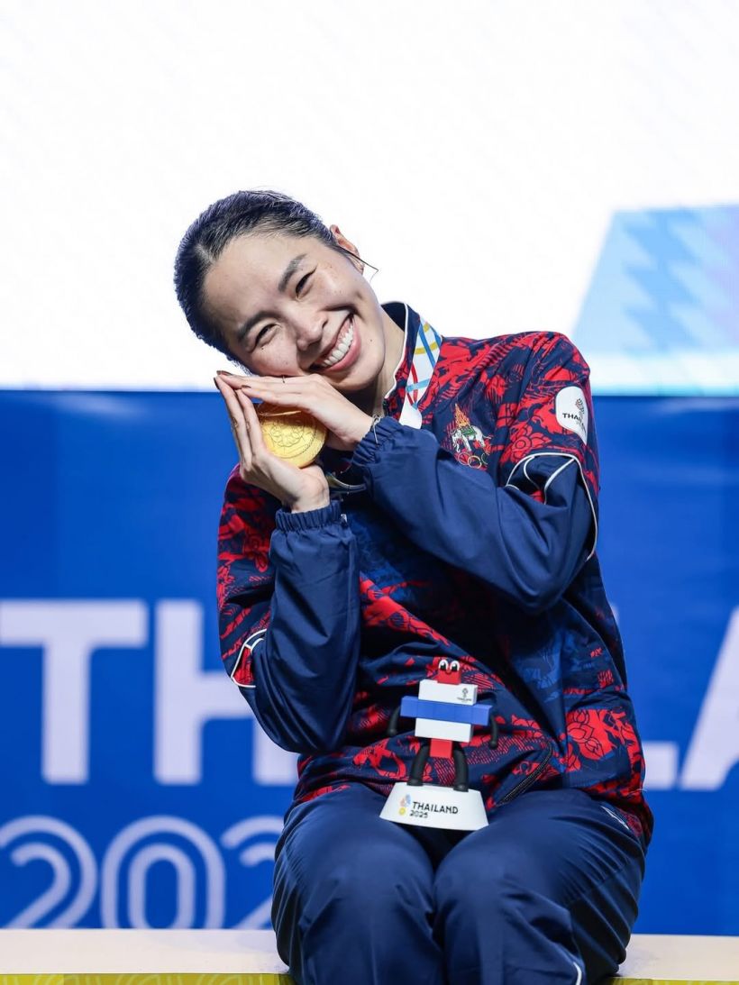 16 ปีที่รอคอย! เมย์ รัชนก คว้าทองซีเกมส์ครั้งเเรกในชีวิต