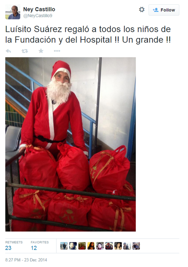 ซานต้าหลุยส์!! ส่งของขวัญ 500 ถุง ให้เด็กใน รพ.บ้านเกิด
