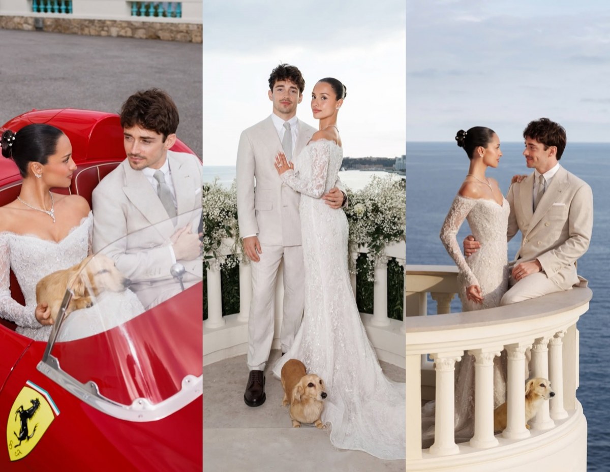 เปิดภาพงานเเต่ง ชาร์ลส์ เลอแคลร์ จัดพิธีเล็กๆแต่อลังการที่โมนาโก