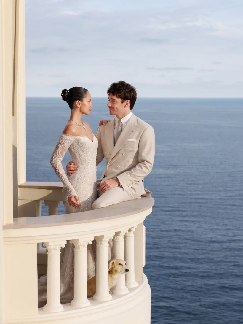 เปิดภาพงานเเต่ง ชาร์ลส์ เลอแคลร์ จัดพิธีเล็กๆแต่อลังการที่โมนาโก