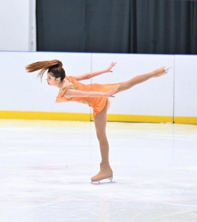 สวยจึ้ง..น้องแตงโมลูกแม่แจง นักสเก็ตทีมชาติ เตรียมร่วมโชว์เปิดซีเกมส์