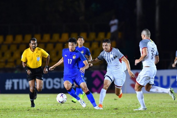 ‘ช้างศึก’ เสียท่าโดน ‘ปินส์’ ไล่ตีเจ๊า1-1 ลุ้นเข้ารอบต่อนัดท้ายชน ‘สิงคโปร์’