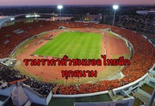ส่องราคาตั๋วเข้าชมไทยลีกทั้ง 18 สโมสร ทีมไหนแพง ทีมไหนถูก