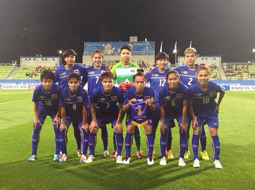 สาวไทยพ่ายเจ้าภาพเกาหลีใต้ 0-5 