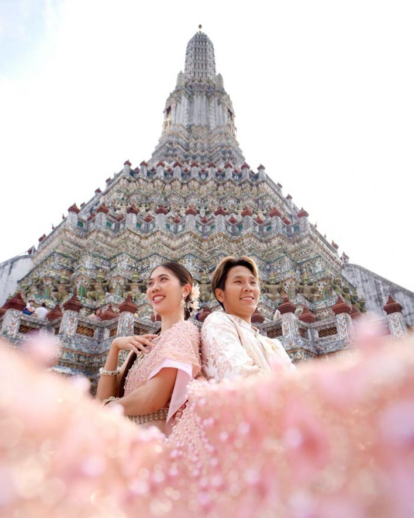 พรีเวดดิ้ง?น้องเทนนิส สวมชุดไทยถ่ายรูปคู่กับจูเนียร์ สวยหล่อสมมงฯ