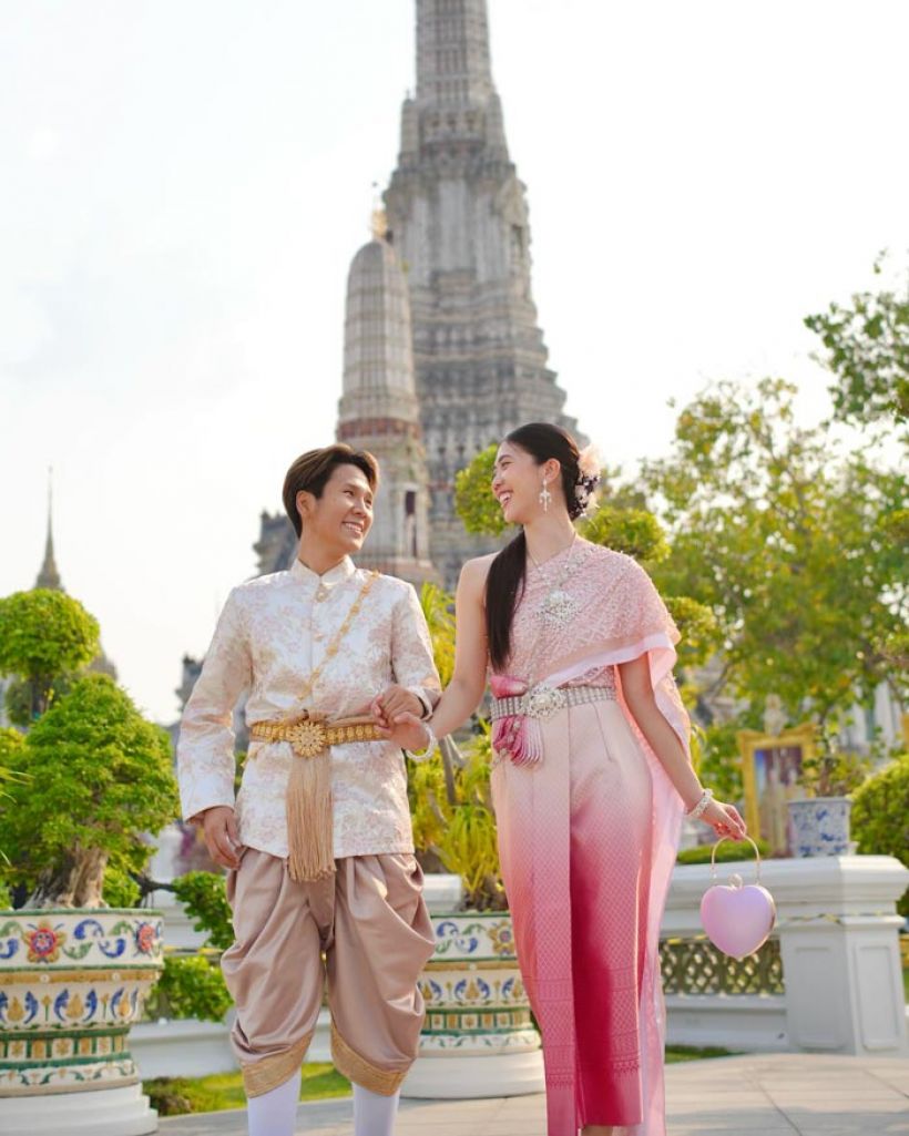 พรีเวดดิ้ง?น้องเทนนิส สวมชุดไทยถ่ายรูปคู่กับจูเนียร์ สวยหล่อสมมงฯ