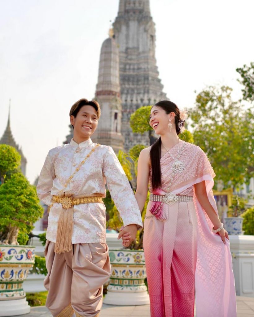 พรีเวดดิ้ง?น้องเทนนิส สวมชุดไทยถ่ายรูปคู่กับจูเนียร์ สวยหล่อสมมงฯ