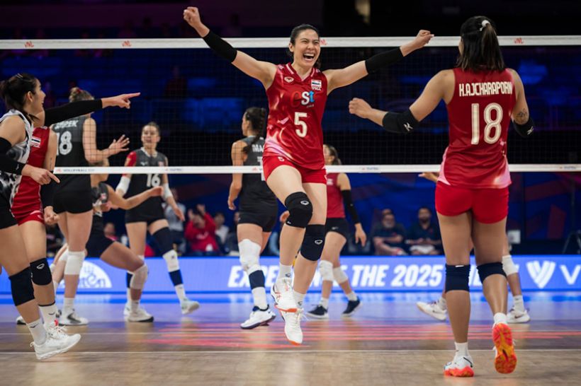 วอลเลย์บอลหญิงไทย รอดตกชั้นเนชั่นส์ ลีกหวุดหวิด! เผยอันดับโลกล่าสุด