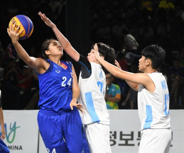 บาส 3×3 สุดเจ๋งโค่น ไต้หวัน ช่วงต่อเวลา ซิวทองแดงแรก รอบ 52 ปี