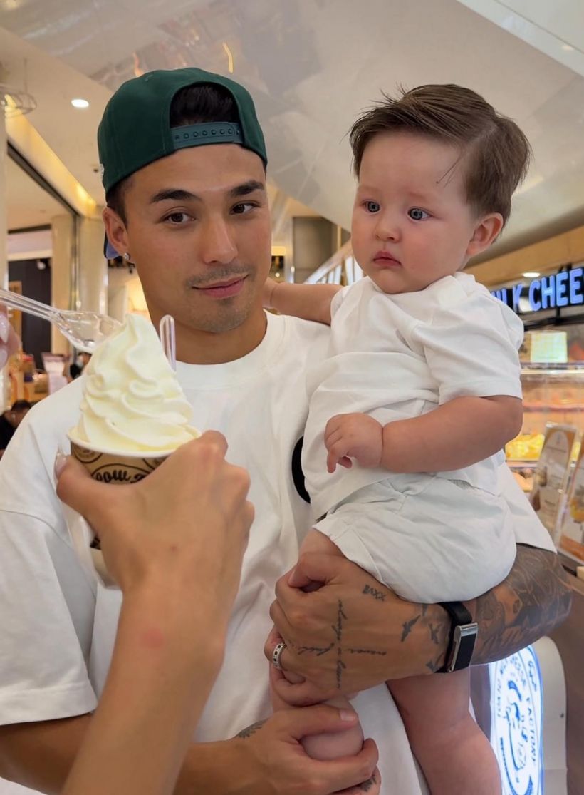 หล่อแซงพ่อ! ส่องภาพ ลูกชายชัปปุยส์ ตาสีฟ้าสวยตะโกนเห็นแล้วใจเหลว