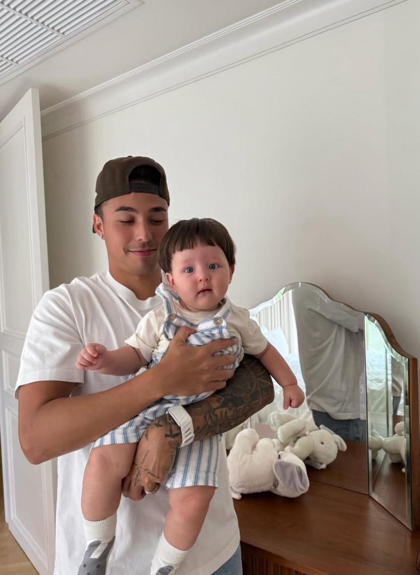 หล่อแซงพ่อ! ส่องภาพ ลูกชายชัปปุยส์ ตาสีฟ้าสวยตะโกนเห็นแล้วใจเหลว