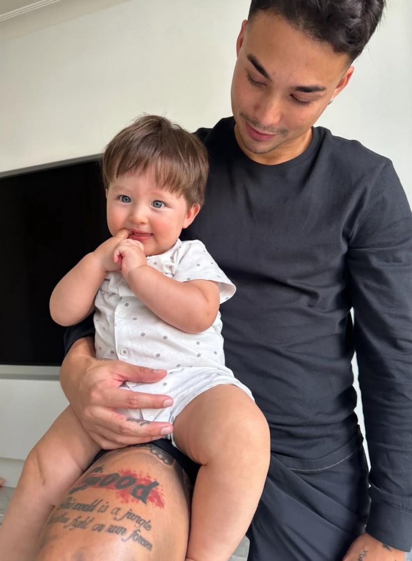 หล่อแซงพ่อ! ส่องภาพ ลูกชายชัปปุยส์ ตาสีฟ้าสวยตะโกนเห็นแล้วใจเหลว