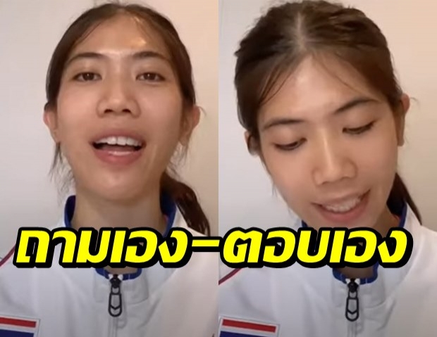  น่ารักมากต้องดู “เทนนิส”ภานิภัค เป็นนักข่าว สัมภาษณ์ตัวเอง