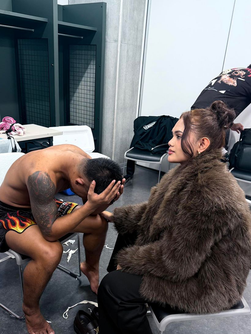 น้ำตาซึม! เปิดโพสต์ภรรยาปลอบใจรถถัง หลังแพ้น็อก